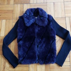 Xoxo faux fur sweater